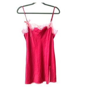 Victoria Secret wine red nightgown chemise